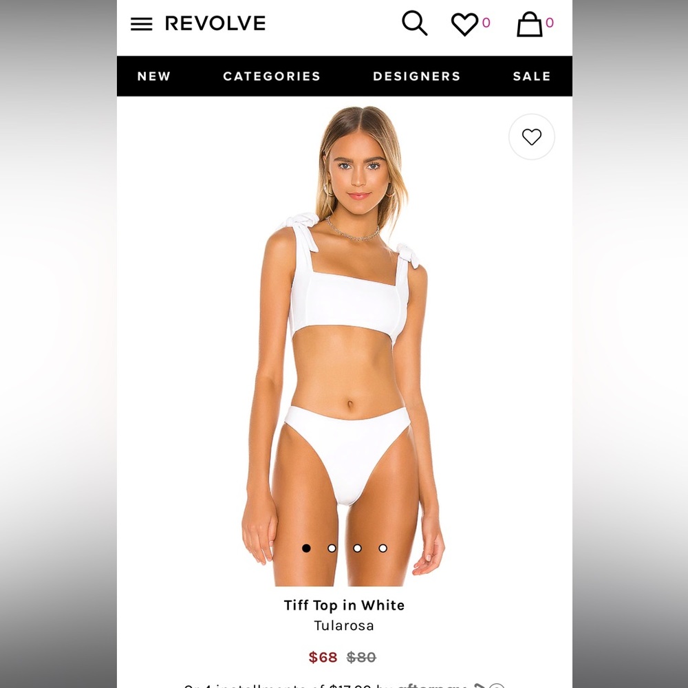 COPY - Tularosa Tiff Top in White